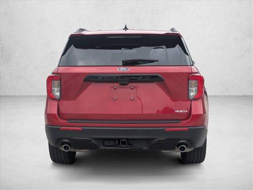 Rapid Red Metallic Tinted Clearcoat 2023 Ford Explorer ST-Line