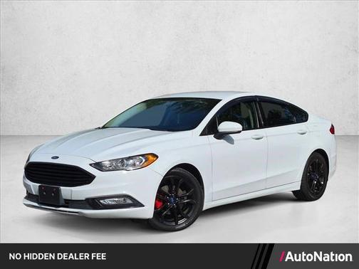 White 2017 Ford Fusion SE