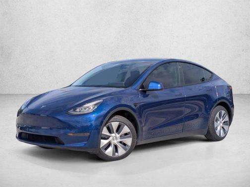 Deep Blue Metallic 2021 Tesla Model Y Long Range Dual Motor All-Wheel Drive