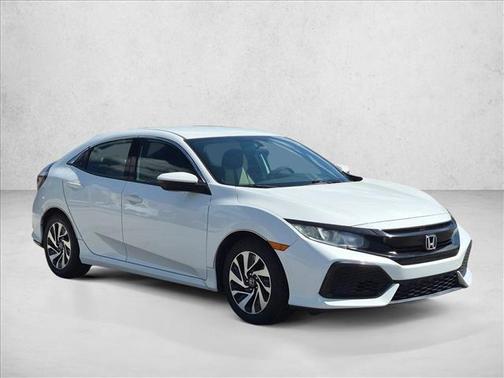 White 2018 Honda Civic LX