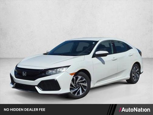 White 2018 Honda Civic LX