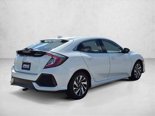 White 2018 Honda Civic LX