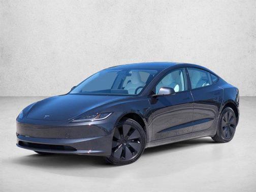 Stealth Grey 2025 Tesla Model 3 Long Range