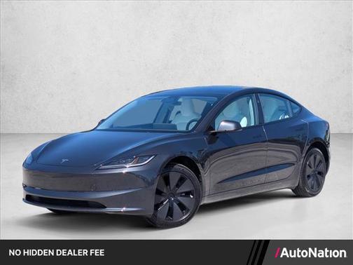 Stealth Grey 2025 Tesla Model 3 Long Range