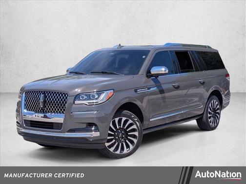 Chroma Caviar Dark Gray Metallic Clearcoat 2024 Lincoln Navigator Black Label