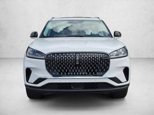 Pristine White Metallic Tri-Coat 2026 Lincoln Aviator Reserve AWD
