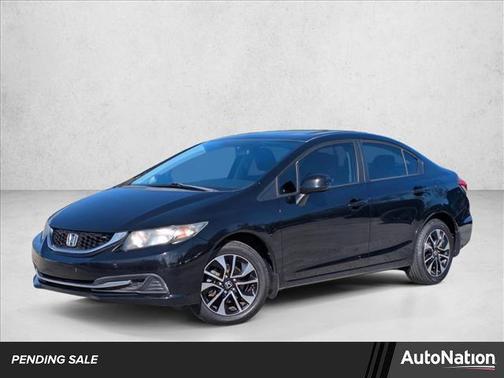 Crystal Black Pearl 2013 Honda Civic EX