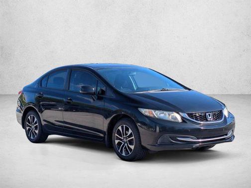 Crystal Black Pearl 2013 Honda Civic EX