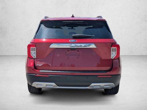 Rapid Red Metallic Tinted Clearcoat 2023 Ford Explorer XLT