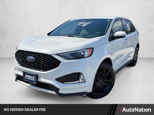 Star White Metallic Tri-Coat 2024 Ford Edge ST Line