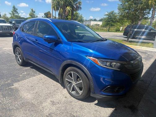 Aegean Blue Metallic 2022 Honda HR-V EX-L