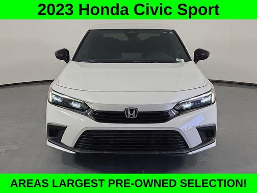 Platinum White Pearl 2023 Honda Civic Sport