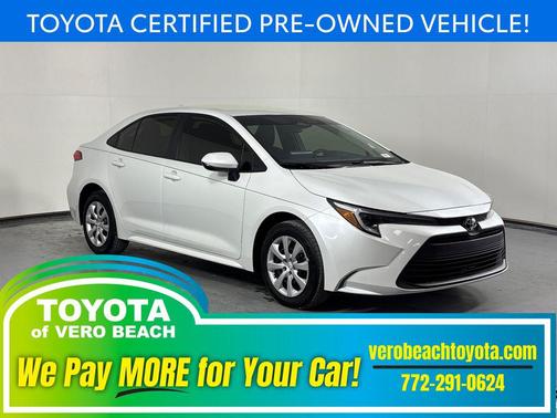 Wind Chill Pearl 2026 Toyota Corolla Hybrid LE