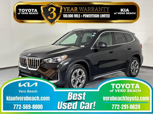 Black 2025 BMW X1 xDrive28i
