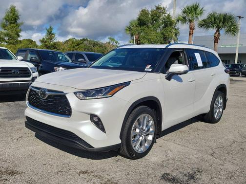 Wind Chill Pearl 2024 Toyota Highlander Limited