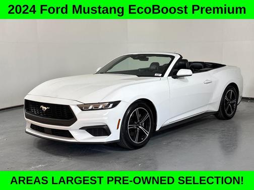 Oxford White 2024 Ford Mustang EcoBoost Premium