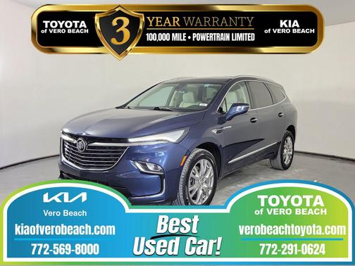 Emperor Blue Metallic 2023 Buick Enclave Essence FWD