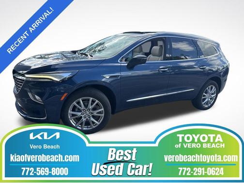 Emperor Blue Metallic 2023 Buick Enclave Essence FWD