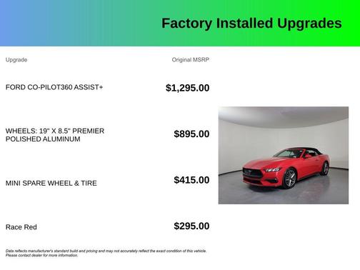 Race Red 2024 Ford Mustang EcoBoost Premium