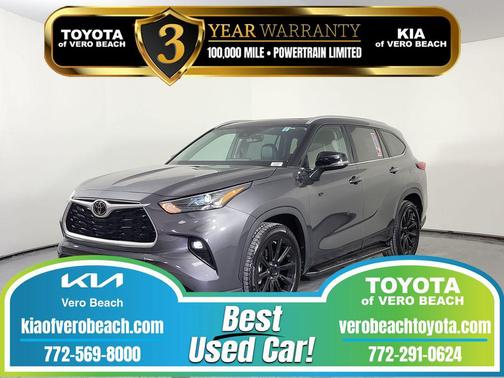 Magnetic Gray Metallic 2023 Toyota Highlander XLE