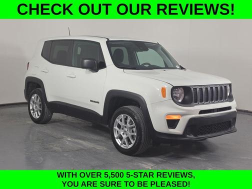 Alpine White Clearcoat 2023 Jeep Renegade Latitude