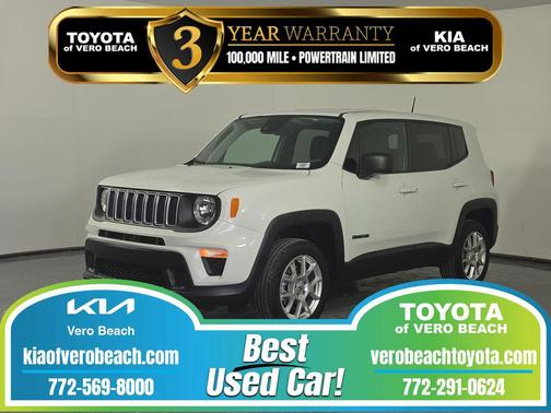 Alpine White Clearcoat 2023 Jeep Renegade Latitude