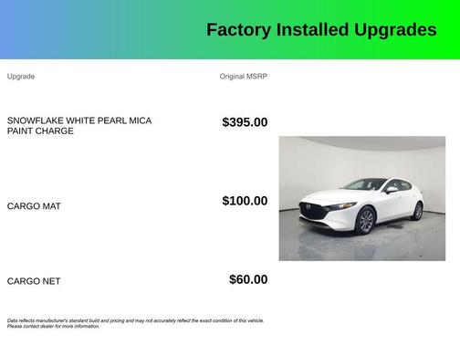 Snowflake White Pearl Mica 2022 Mazda Mazda3 FWD
