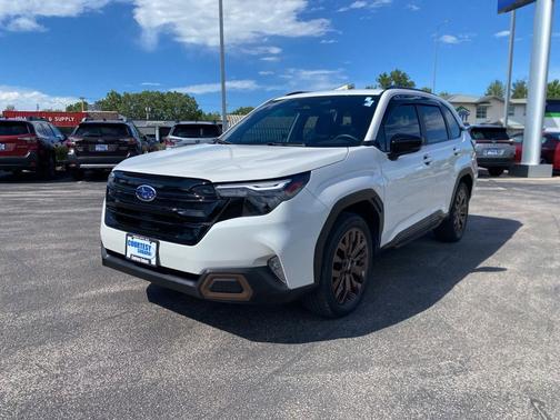 Crystal White Pearl 2025 Subaru Forester Sport