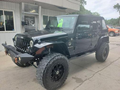 Black 2013 Jeep Wrangler Unlimited Sahara