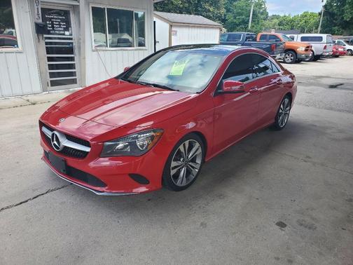 Red 2019 Mercedes-Benz CLA 250 Base 4MATIC