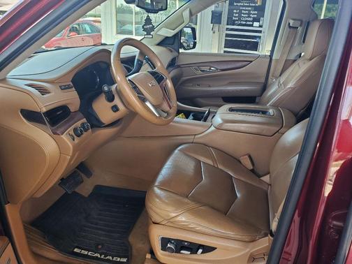 Maroon 2016 Cadillac Escalade Platinum