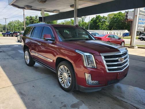 Maroon 2016 Cadillac Escalade Platinum