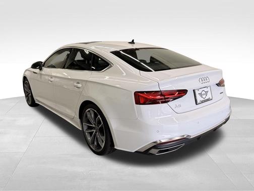 Glacier White 2023 Audi A5 Sportback 45 S line Premium Plus