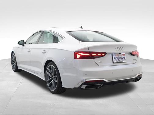 Glacier White 2023 Audi A5 Sportback 45 S line Premium Plus