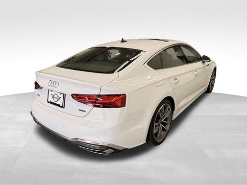 Glacier White 2023 Audi A5 Sportback 45 S line Premium Plus