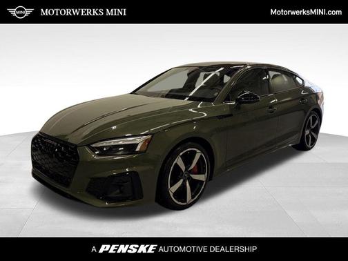 District Green Metallic 2024 Audi A5 Sportback 45 S Line Premium Plus