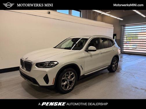 White Metallic 2022 BMW X3 xDrive30i