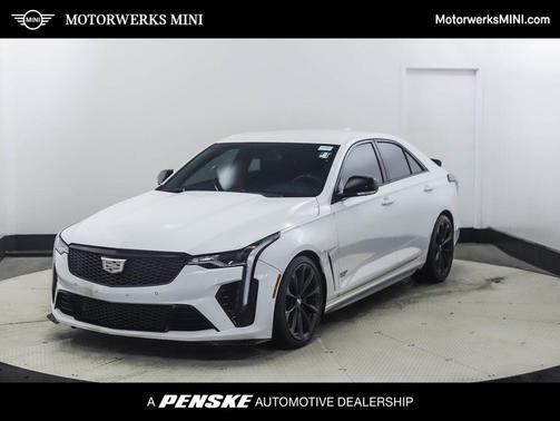 Summit White 2022 Cadillac CT4 V-Series