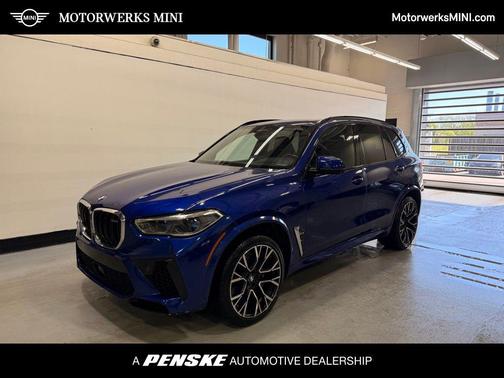 Marina Bay Blue Metallic 2021 BMW X5 M Base
