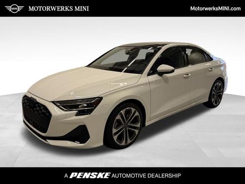 White 2025 Audi A3 40 Premium