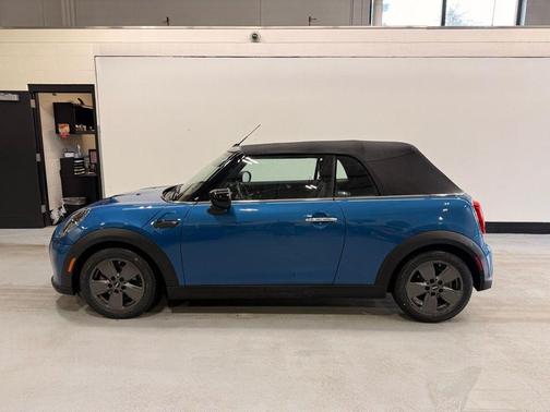 Island Blue Metallic 2023 MINI Convertible Cooper