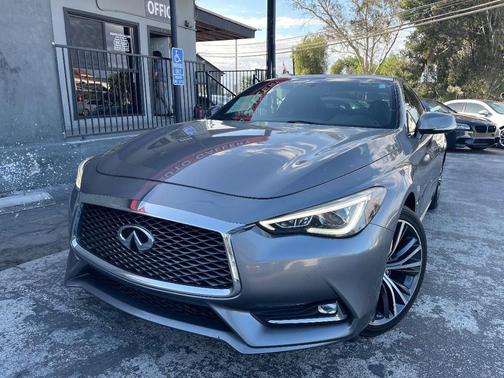 Liquid Platinum 2017 INFINITI Q60 2.0t Premium