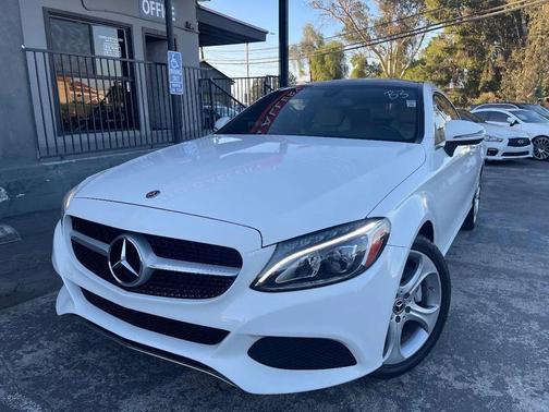 Polar White 2017 Mercedes-Benz C-Class Coupe