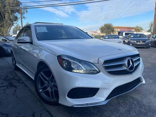 designo Diamond White Metallic 2016 Mercedes-Benz E-Class Sport Sedan