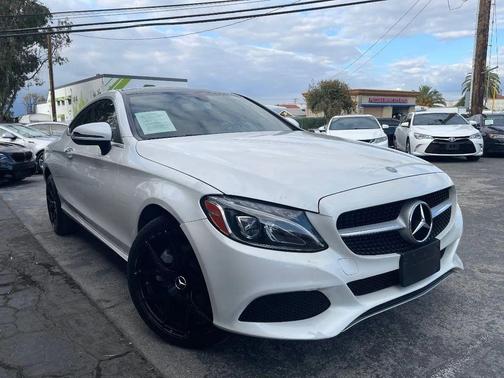 designo Diamond White Metallic 2017 Mercedes-Benz C-Class Coupe