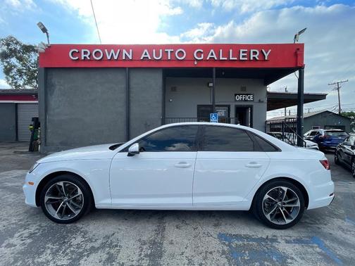 Glacier White Metallic 2019 Audi A4 Premium