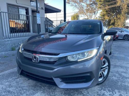 Modern Steel Metallic 2016 Honda Civic LX