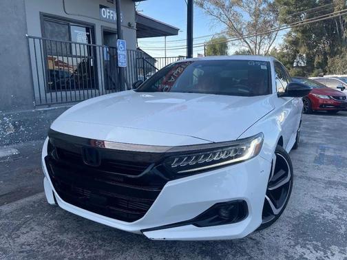 Platinum White Pearl 2022 Honda Accord Sport 1.5T