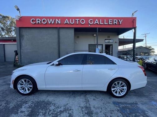 Crystal White Tricoat 2019 Cadillac CTS 2.0L Turbo