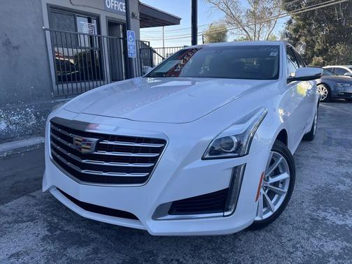 Crystal White Tricoat 2019 Cadillac CTS 2.0L Turbo